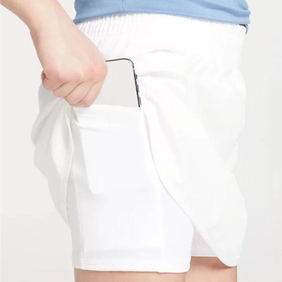 NWT DSG Plus Size Mid Rise Stride Skort Built on Biker Shorts Pocket - Size XXL - Picture 3 of 13